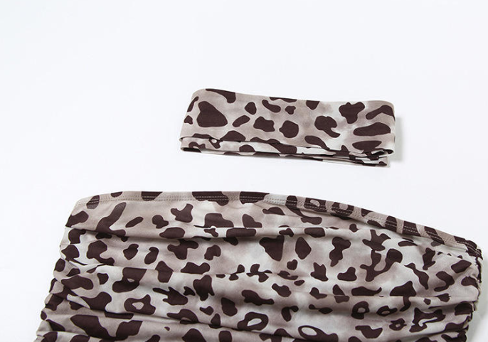 Musely Rebel Leopard Halter Top